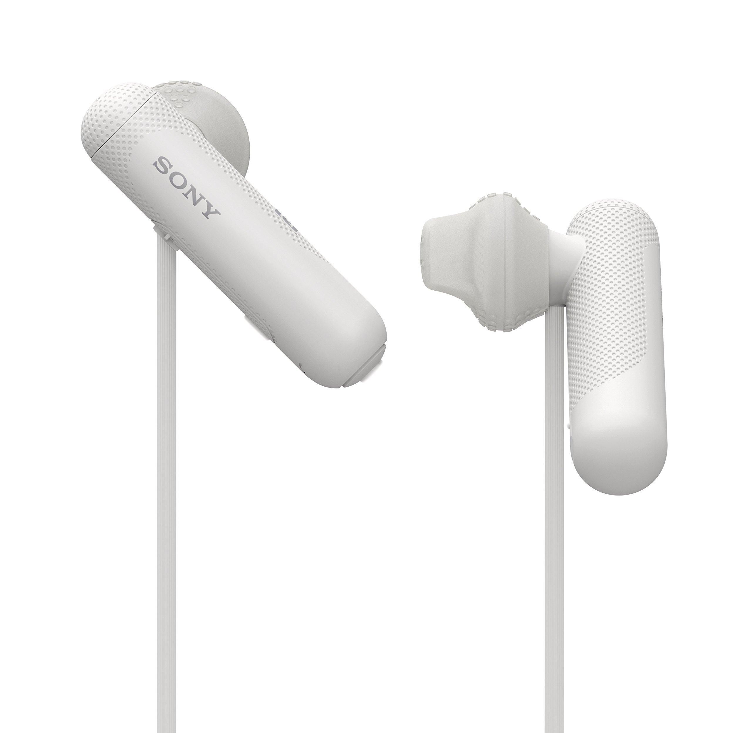 Sony Sony WI-SP500 Wireless in-Ear Sports Headphones, White (WISP500/W) (Renewed)