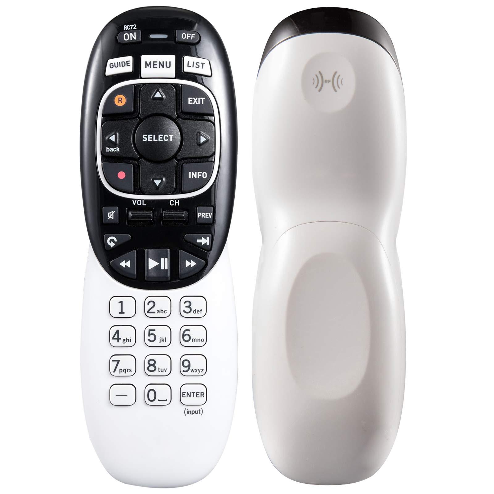 Eremolz Universal Remote Control RC73 IR/RF Replacement Compatible with Directv RC71 RC72, Compatible with DirecTV HR20/HR21/HR34/HR44/HR54 DVR Satellite Dish Receive