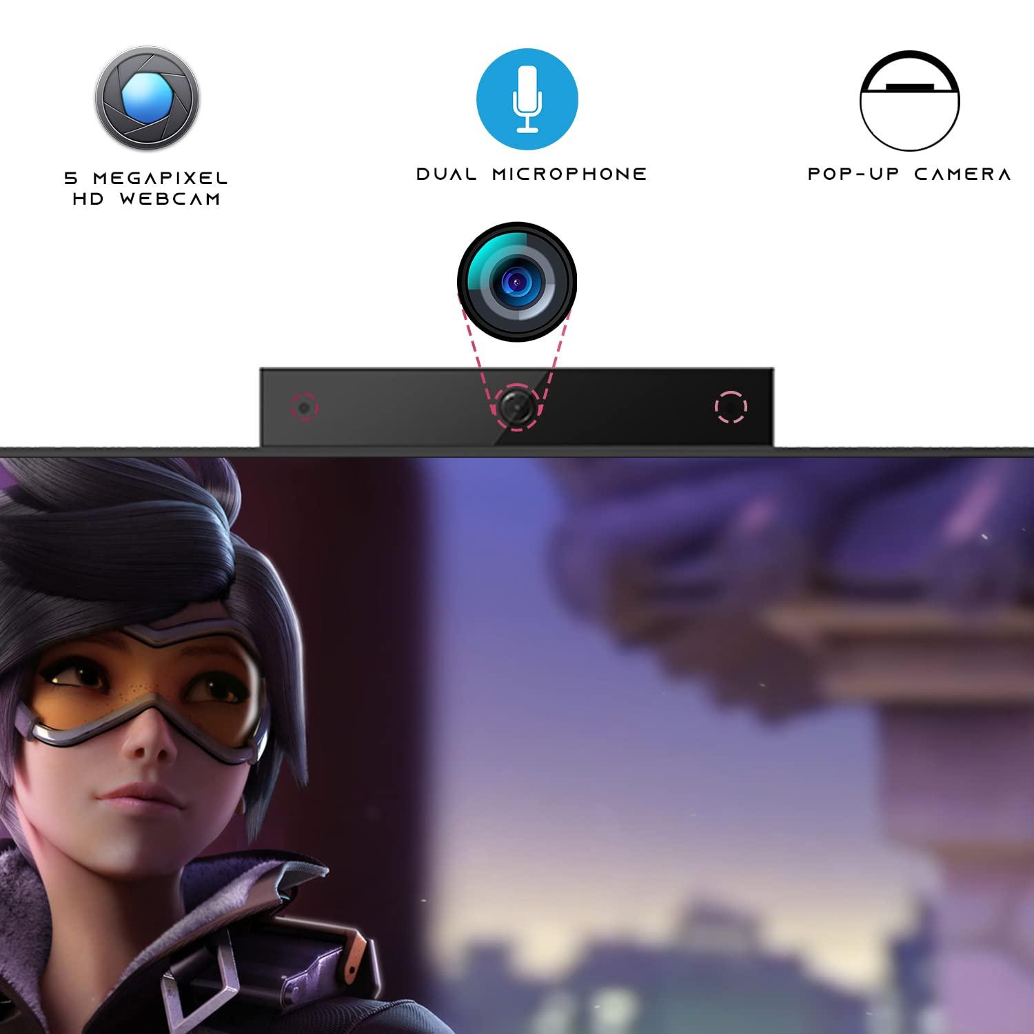 MTG MY TECHNOLOGY GEEKS TRUSTED TECHNOLOGY PAR Gaming All in one PC 24 Inch FHD Touchscreen, MTG Yama, Intel Core i5 10th Gen, 16GB RAM, 480GB NVME / 1TB SSD, AMD RX 550 4GB DDR5 Graphics, Webcam, RGB Combo, Windows 11 Home