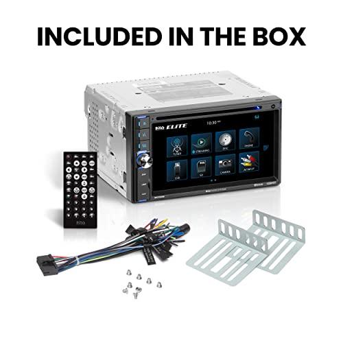 BOSS Audio Systems BOSS Audio Systems Elite BV765B Car Stereo - 6.5 Inch Double Din, Touchscreen, Bluetooth Audio and Calling, AM/FM Radio Receiver, CD DVD Player, USB, SD