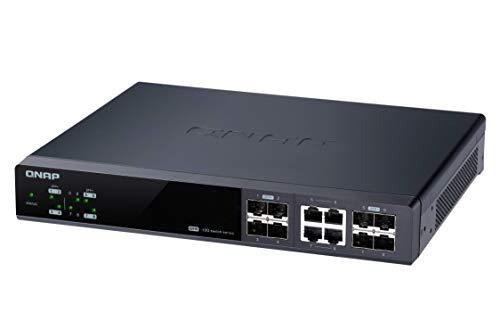 QNAP QNAP QSW-M804-4C 10GbE Managed Switch, with 4-Port 10GbE SFP+/RJ45 Combo and 4-Port 10GbE SFP+ Gigabit