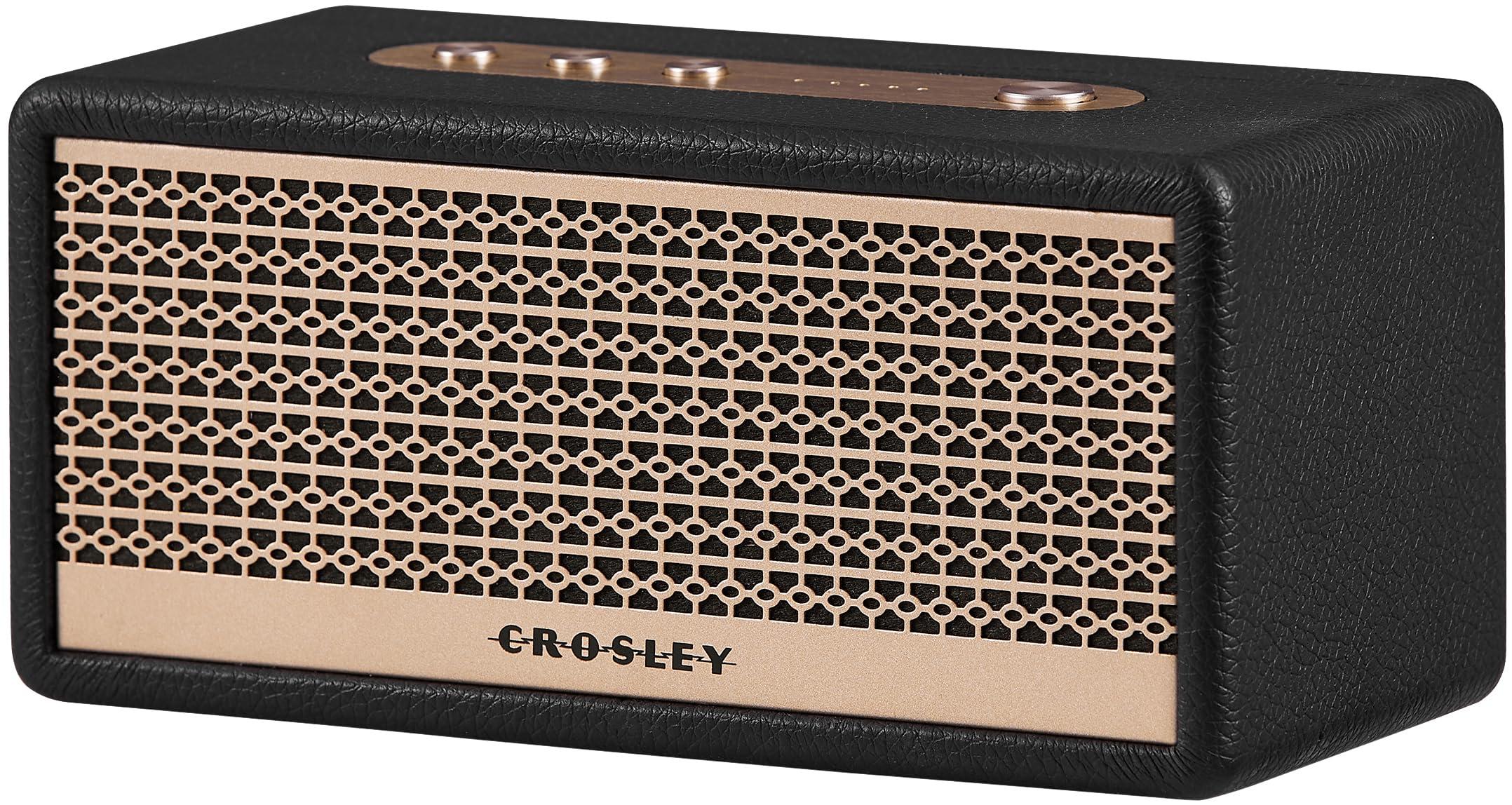Crosley Crosley CR3113A-BK Montero Small Portable Rechargeable Bluetooth Speaker, Black