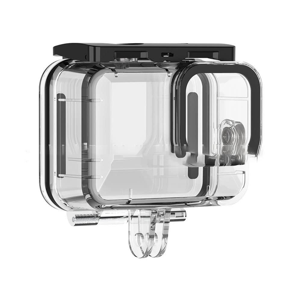 Aokicase For Gopro Hero9 Sports Camera Case Protective Housing Gopro Hero9 Accessory Camera Accessories Waterproof Case Drop Proof Shooting Case for Diving Protective Cases Black (Gopro Hero9, Black) GP503