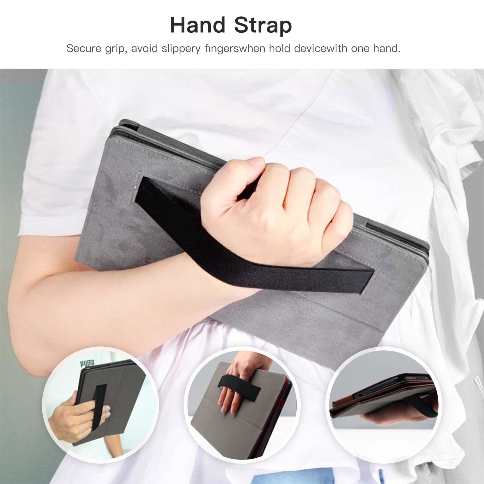 YAJOJO Tablet Case Cover for Acer Iconia Tab P11 11inch,Multi-Viewing Angles,Slim Light Shell Stand Cover for Acer Iconia Tab P11 P11-11-8113 Tablet with Hand Strap& Pencil Holder,Black