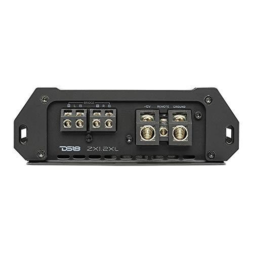 DS18 DS18 ZXI.1XXL Car Audio Bass Amplifier - Class D, Monoblock, 1 Channel, 6000 Watts Max, Adjustable Crossover, BASS Knob Included Compact Size for Easy Installation on Many Applications