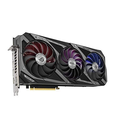 ASUS ASUS ROG STRIX NVIDIA GeForce RTX 3090 Gaming Graphics Card- PCIe 4.0, 24GB GDDR6X, HDMI 2.1, DisplayPort 1.4a, Axial-Tech Fan Design, 2.9-Slot