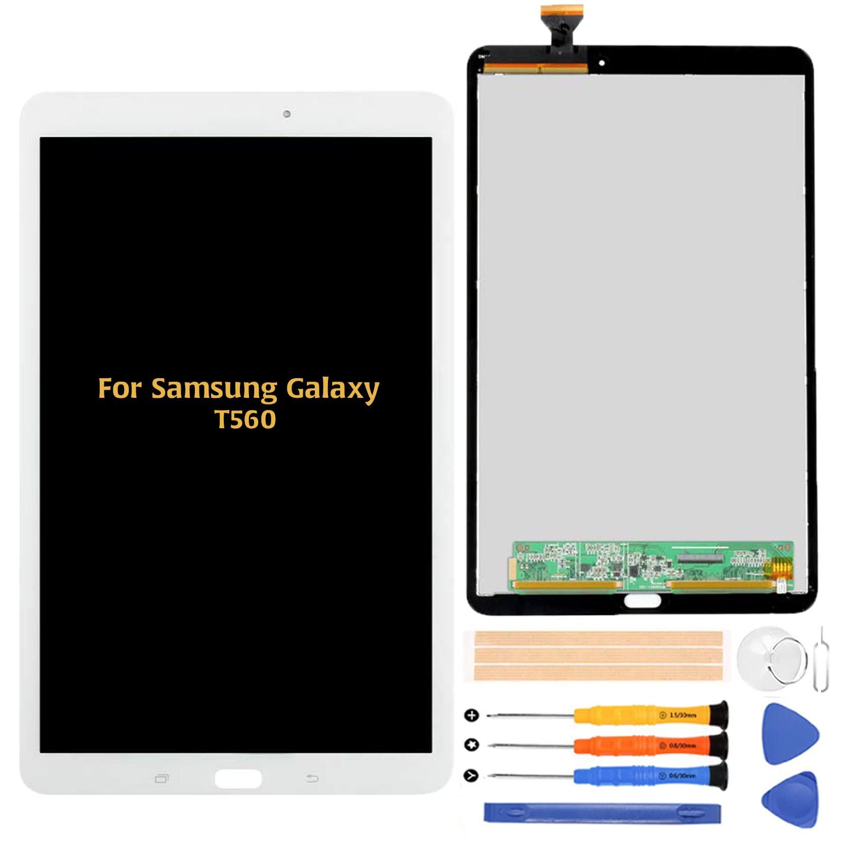 A-MIND A-MIND for Samsung Galaxy Tab E 9.6 T560 T561 Touch Screen Digitizer LCD Display Assembly Repair Parts Kit,with Tools (White)