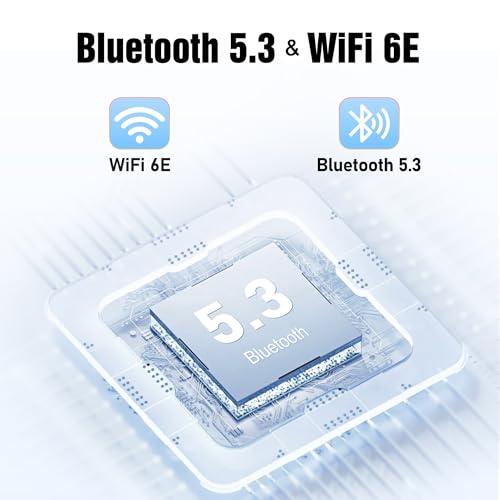 Dozlzyp 4K HD Mini Gaming PC Windows 11 Pro, AMD Ryzen 9 6900HX, 4* USB, 2* HDMI, Type-C USB4.0, 2* Lans 2.5G, Desktop Mini Computer, Wi-Fi 6E BT5.3, 64GB DDR5 1TB PCIe