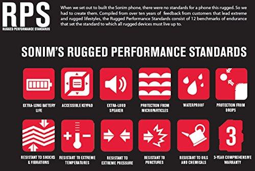 Sonim Sonim XP5560 Bolt SL Ultra Rugged IP-68, MIL SPEC-810G Certified Military Rugged Cell Phone XP 5560 (AT&T) GSM