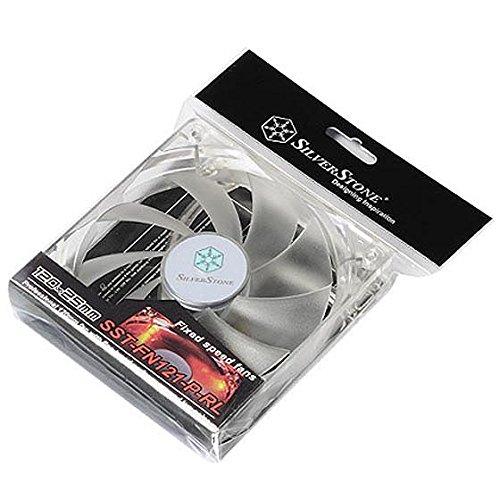 SilverStone Technology Silverstone FN Series 120mm Case Fan Red LED SST-FN121-P-RL