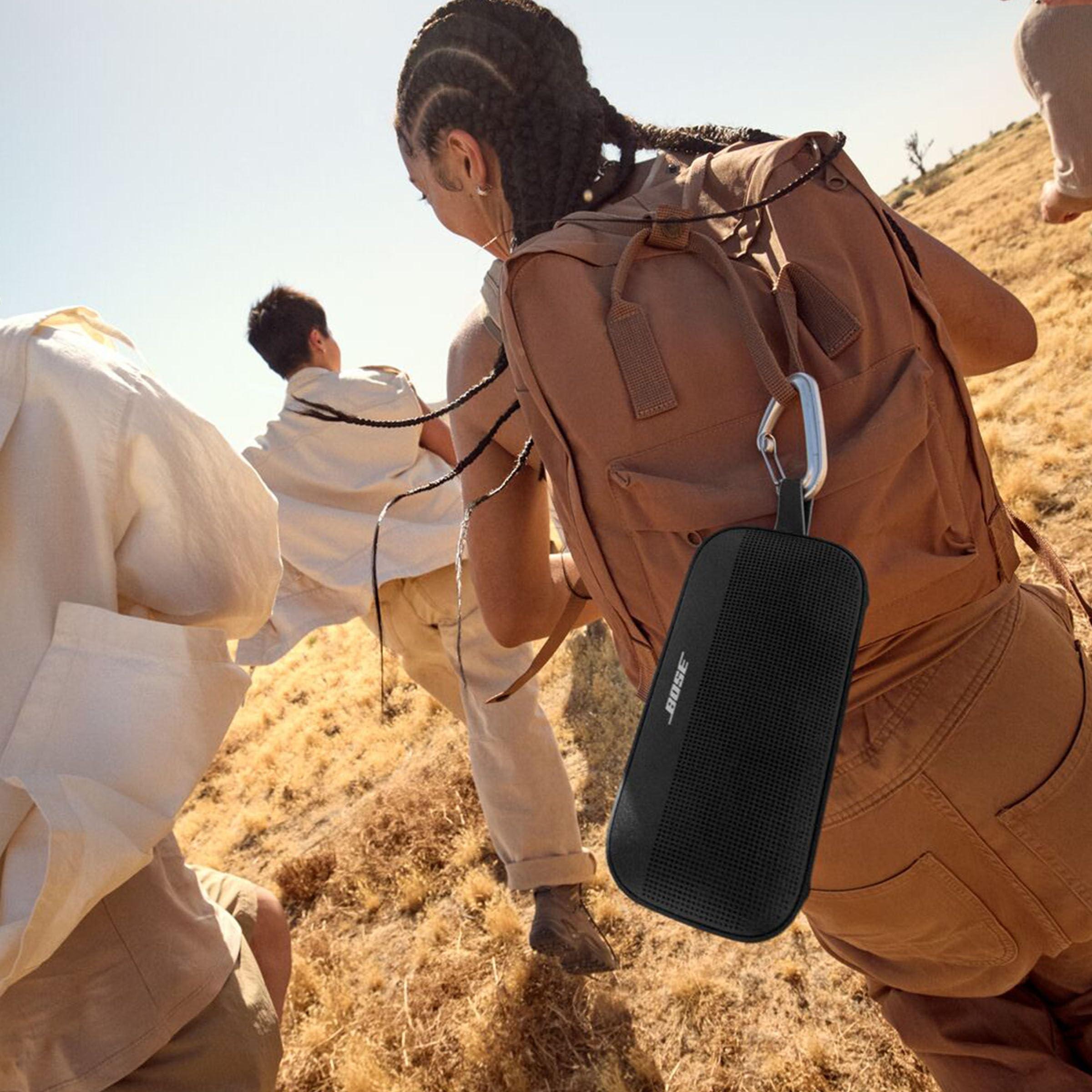 Bose Bose SoundLink Flex Portable Bluetooth Speaker (2nd Gen), Portable Outdoor Speaker with Hi-Fi Audio, Up to 12 Hours Battery Life, Waterproof and Dustproof, Black