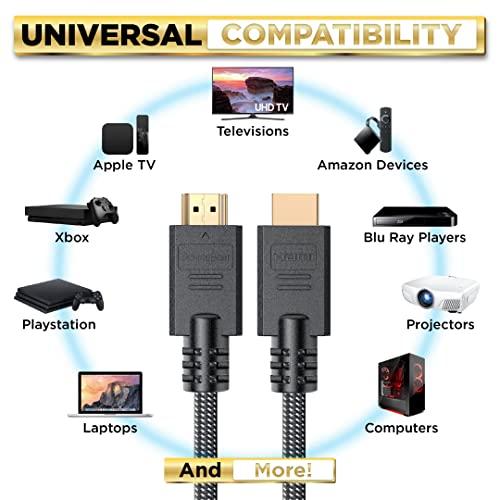PowerBear PowerBear 4K HDMI Cable 10 ft & 25 ft Bundle