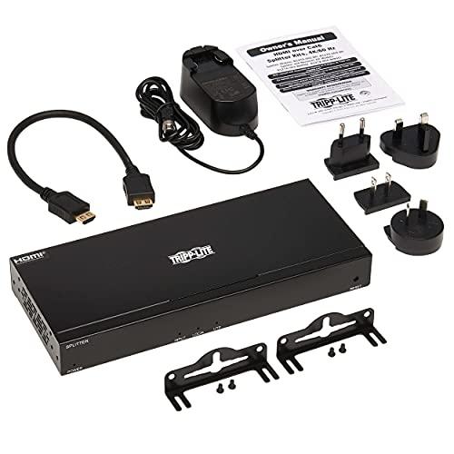 Tripp Lite Tripp Lite 4-Port HDMI Over Ethernet Cat6 Splitter - Up to 230 feet or 70.1 Meters - 4K 60Hz Video, HDR 4:4:4, PoC, HDCP 2.2, TAA Compliant (B127A-004-BH)