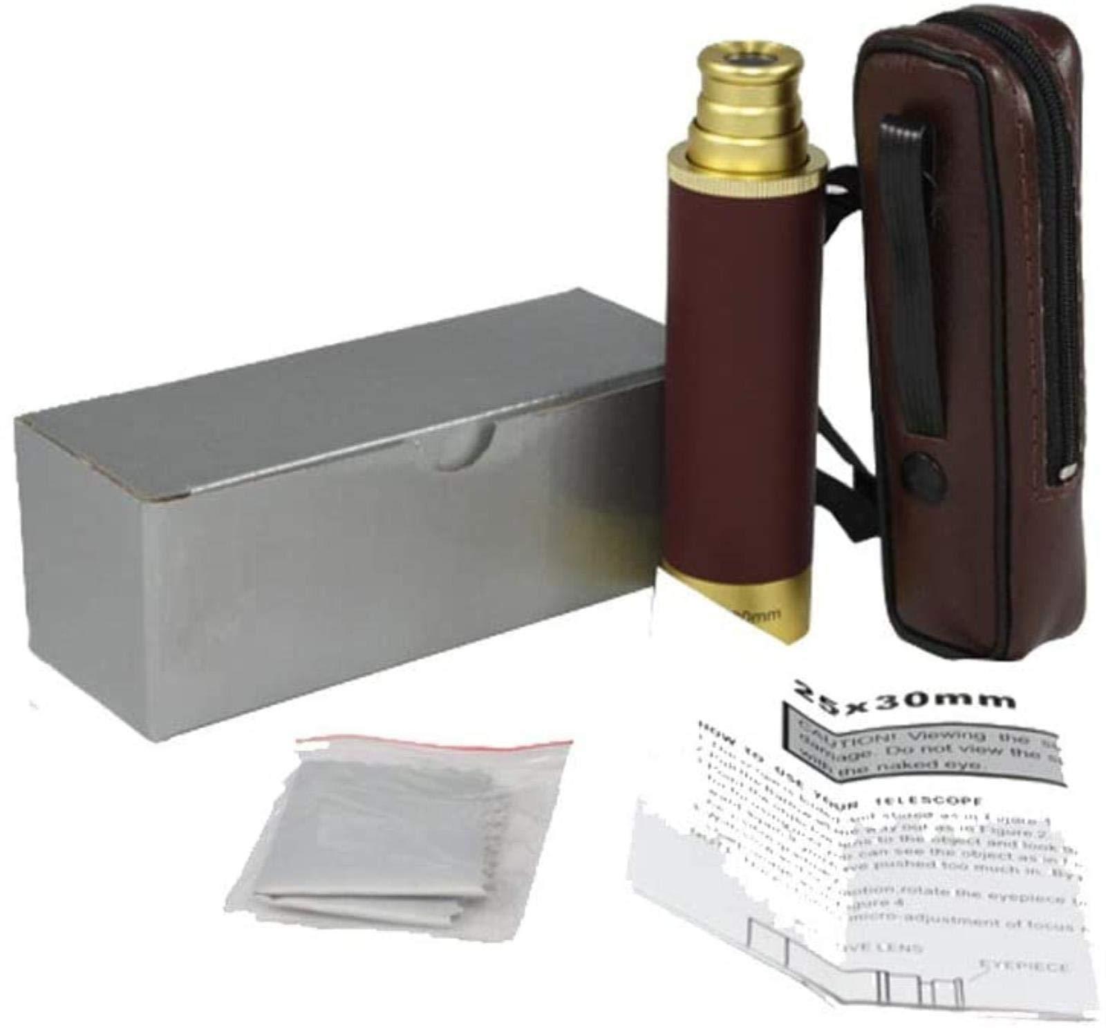 Generic High Power Binoculars, 25x30 Monocular Telescope, High Telescopic BAK4 Prism Lens Monocular Compact with Monocular with Smartphone Adapter for Adults Kids Bird Watching for indoor/outdoo