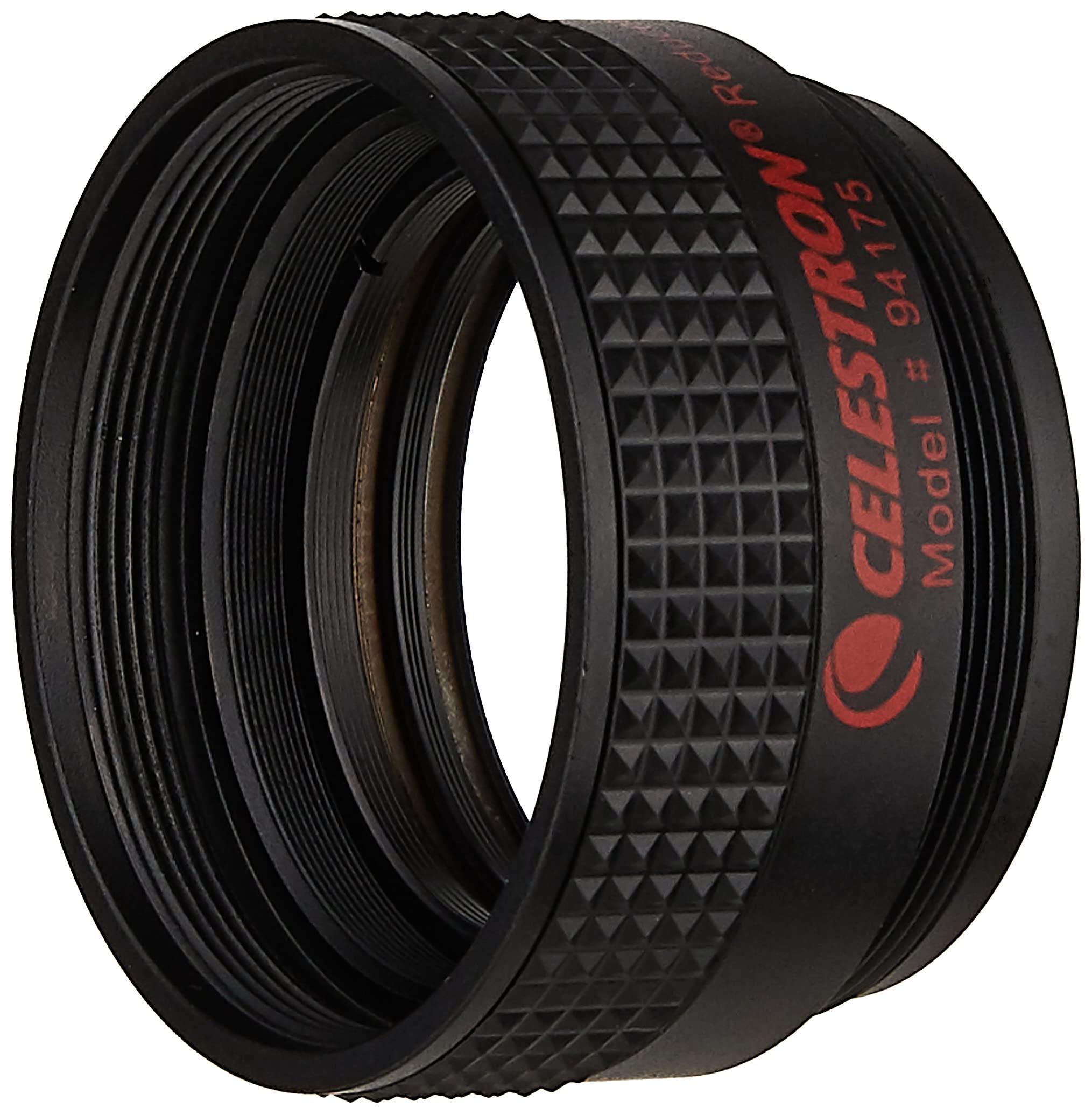 Celestron Celestron f/6.3 Reducer Corrector for C Series Telescopes and Celestron Aux Port Splitter, Black (93919)