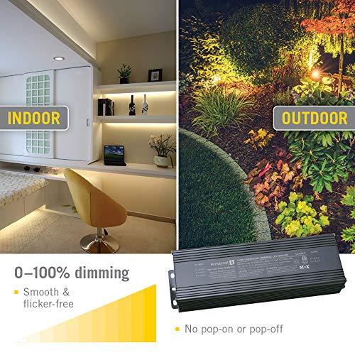 Armacost Lighting Armacost Lighting 841200 120-Watt Dimming Led Driver 12-Volt Dc Power Supply, Gray