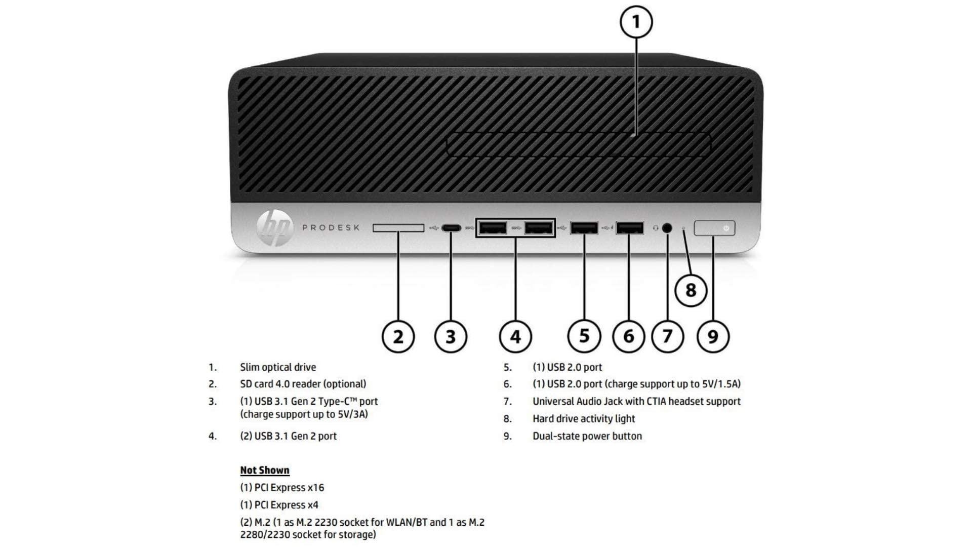 HP HP Prodesk 600 G5 Desktop Intel Core i5 3.00 GHz 8 GB 256 GB SSD W10P (Renewed)