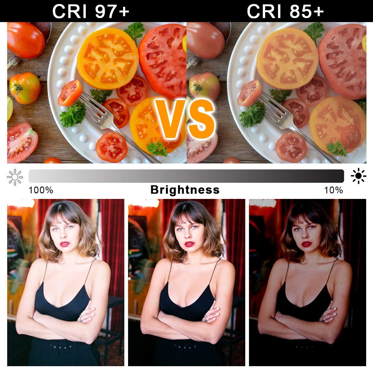 GVM Great Video Maker GVM 80W Video Light with Bowens Mount 2PCS LED Continuous Video Light with Tripod Continuous Output 13000Lux@0.5m Daylight Photography Lighting for Studio YouTube Video Recording Outdoor Shoot