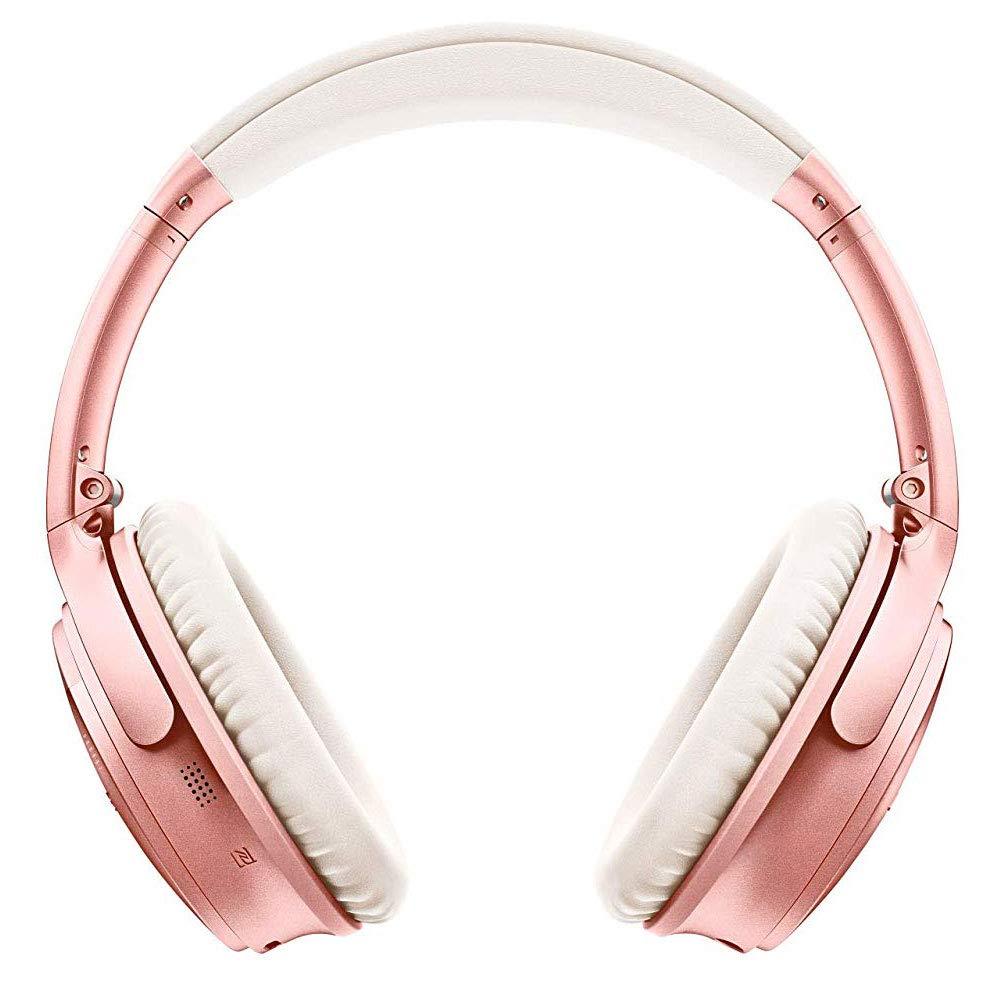 Bose Bose QuietComfort 35 II Wireless Bluetooth Headphones, Noise-Cancelling, with Alexa Voice Control - Rose Gold