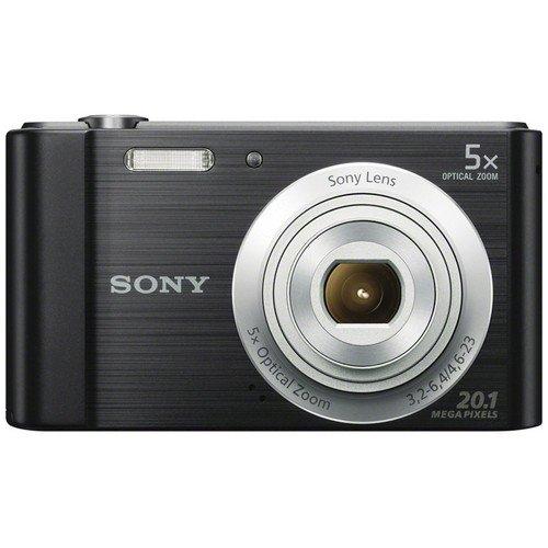 Sony Sony Cyber-Shot DSC-W800 Digital Camera (Black) + 32GB Pixi-Basic I3ePro Accessory Bundle (Renewed)