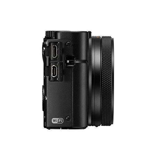 Sony Sony RX100 VI 20.1 MP Premium Compact Digital Camera w/ 1-inch sensor, 24-200mm ZEISS zoom lens and pop-up OLED EVF (DSCRX100M6/B) (Renewed)