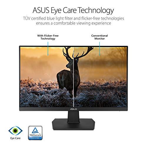 ASUS ASUS VA27EHE 27” Eye Care Monitor Full HD (1920 x 1080) IPS 75Hz Adaptive-Sync HDMI D-Sub Frameless,Black