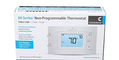 Emerson Thermostats Emerson 1F83C-11NP Conventional (1H/1C) Non-Programmable Thermostat