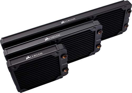 Corsair Corsair Hydro X Series, XR5 140 mm Water Cooling Radiator (Single 140mm Fan Mounts, Premium Copper Construction, Polyurethane Coating, Integrated Fan Screw Guides) Black