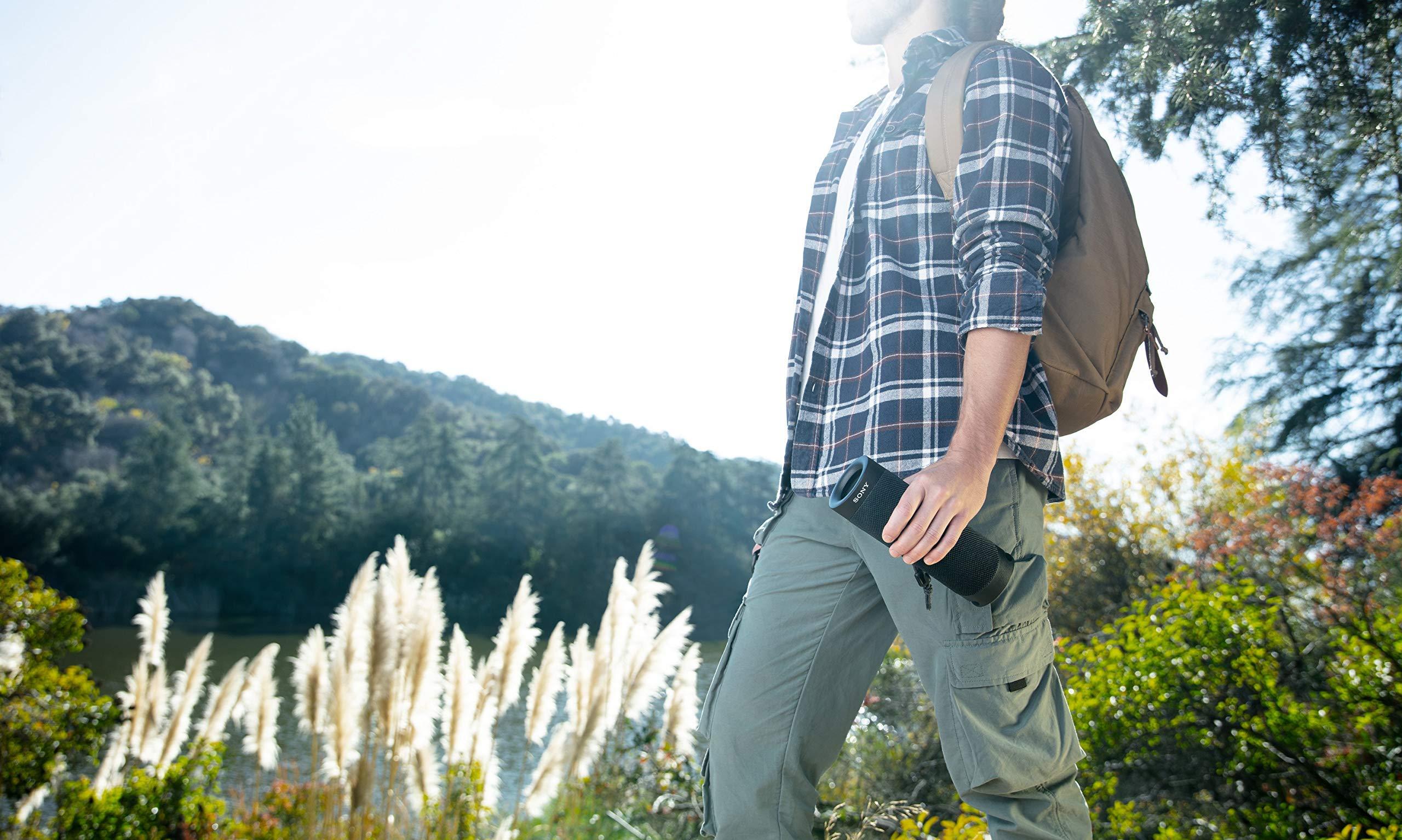 Sony Sony SRS-XB23 - Super-Portable, Powerful and Durable, Waterproof, Wireless Bluetooth Speaker with Extra BASS Black (Renewed)