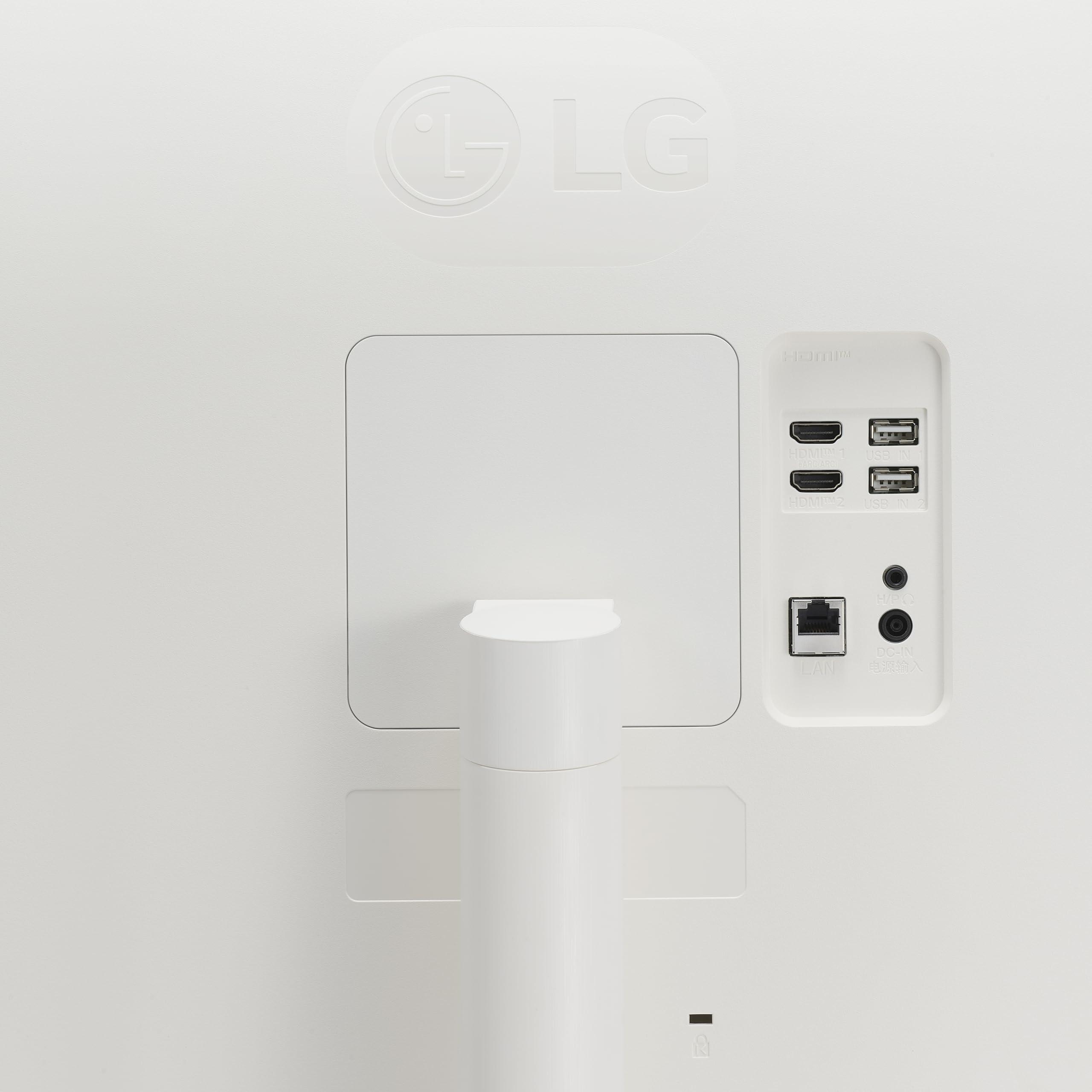 LG LG 34SR60QC-W 34-inch QHD (3440x1440) Curved Smart Monitor with Streaming, UltraWide Screen, webOS, HDR10, 100Hz, Built-in Speaker, AirPlay2, Screen Share, Bluetooth, ThinQ App, White