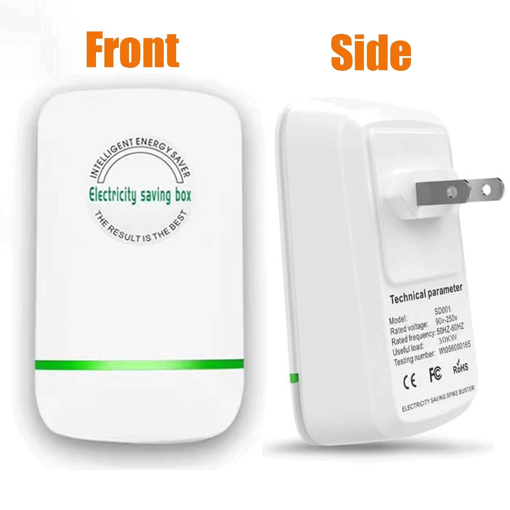 NZLTQO NZLTQO Stop Watt Energy Saving Device, Electricity Saving Box Power Energy Saver, Household Office Power Saver Energy Saving Device, Electricity Saving Box US Plug (4 Pcs)