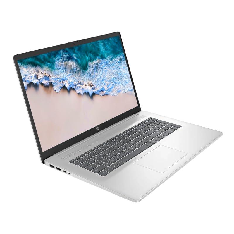 HP HP Business Laptop Computer, 17.3" FHD IPS LED Laptop 32GB RAM 1TB SSD, AMD Ryzen 5 7430U, Windows 11 Pro Laptop with Microsoft Office Lifetime License, Numeric Keypad, SageNova Earphones, Silver