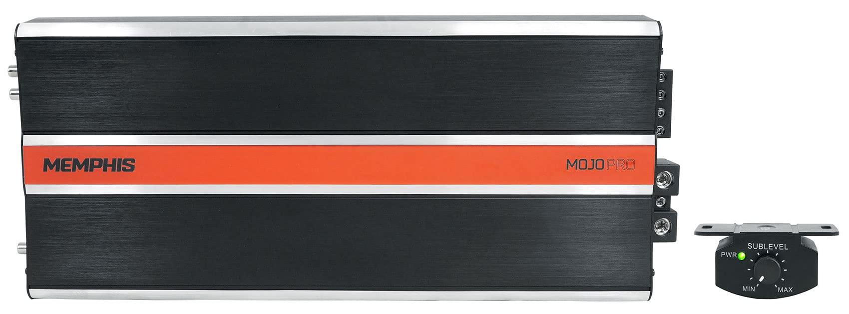 Memphis Memphis Audio MJP3000.1 3000w RMS @ 1 ohm Mono Car Amplifier Mojo Pro Amp+Remote Bundle with Rockville RWK0CU Complete Amp Installation Wire Kit