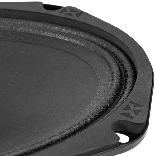 NVX NVX VPRO69BM 6"x 9" Premium Loudspeaker, 500W Max (250W RMS), 4-Ohm, 1.5" Voice Coil, Pro Audio Midrange with Bullet Aluminum Phase Plug, Easy to Install in Cars/Trucks/Doors (1-Speaker)