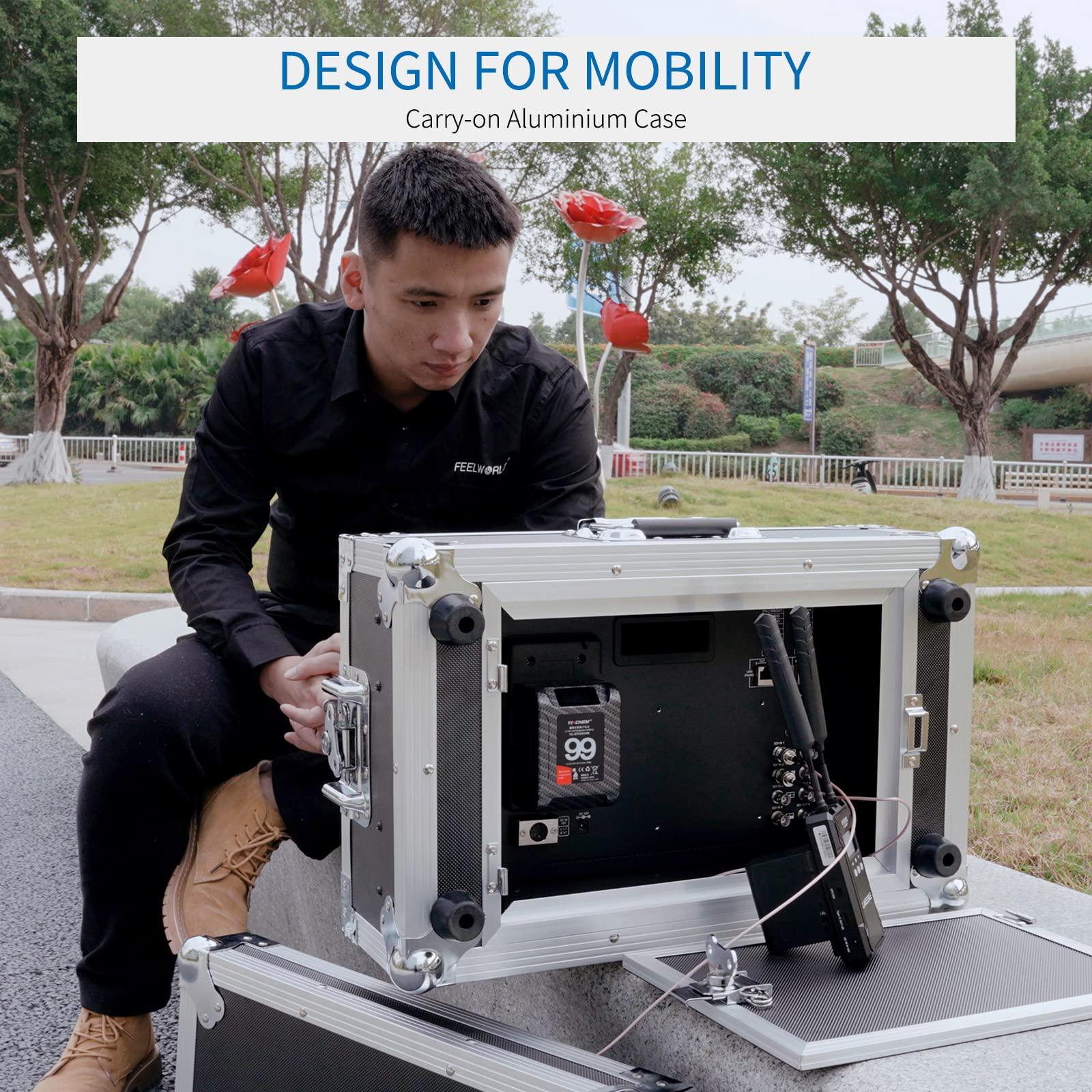 SEETEC SEETEC ATEM173S-CO 17.3 inch Multi Camera Director Broadcast Carry On Production Monitor 4X SDI in Out HDMI Waveform LUT HDR 1920x1080