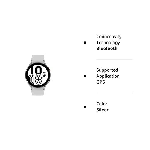 SAMSUNG Samsung Galaxy Watch 4 Bluetooth & GPS Smartwatch, 44mm - Silver (Renewed)