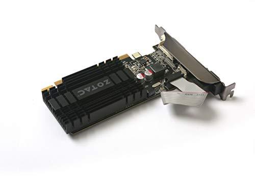 ZOTAC ZOTAC GeForce GT 710 2GB DDR3 PCI-E2.0 DL-DVI VGA HDMI Passive Cooled Single Slot Low Profile Graphics Card (ZT-71302-20L)