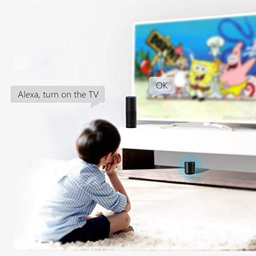 Broadlink Broadlink WiFi Smart Home Hub RM Mini 3 (2.4 GHz Wi-Fi Only) IR Automation Learning Universal Remote Control for TV Compatible with Alexa, Google Home, IFTTT