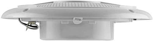 DS18 DS18 MRX16SL/WH Powersports & Marine Multimedia Radio & 2 Way 6.5” Slim Speaker Package – RGB Lights, Bluetooth, Waterproof