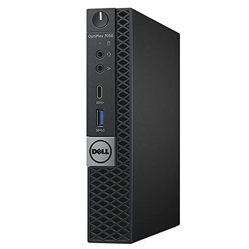 Dell Dell Optiplex 7050 Micro Business Desktop i7-6700T UP to 3.60GHz 32GB DDR4 New 512GB NVMe M.2 SSD Wireless Keyboard Mouse WiFi BT HDMI Duel Monitor Support Win10 Pro (Renewed)