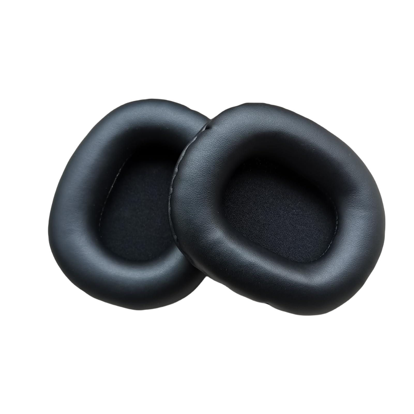 Cypressol Replacement ATH-M50X Leather Ear Pads EarPads Cushion Earmuffs Cups Kit Pillow Covers Compatible with Audio-Technica HP-EP M-Series M20X M30X M40X M50BT SX1 M50XWH Headphones Headsets (Black Earpad)