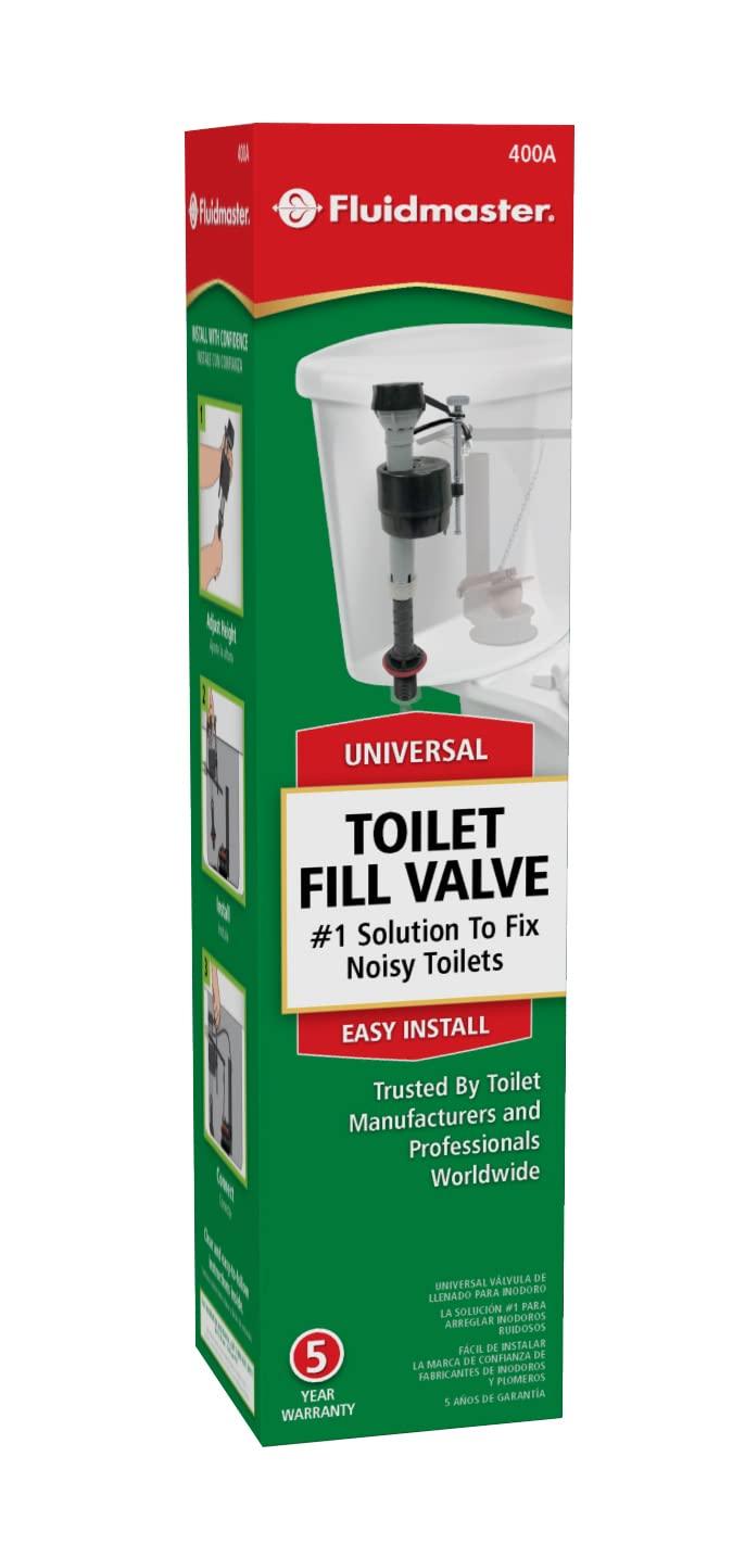 Fluidmaster Fluidmaster 400A Anti-Siphon Universal Toilet Tank Fill Valve,Black