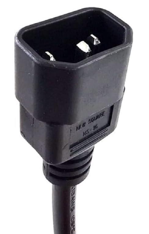 Toptekits Toptekits C14 to SAF-D-Grid T-Latch Power Cord, SAF-D-Grid T-Latch Plug to IEC 320 C14 Power Cable SJT 16AWG,10ft/3m (C14 to Saf-D-Grid)