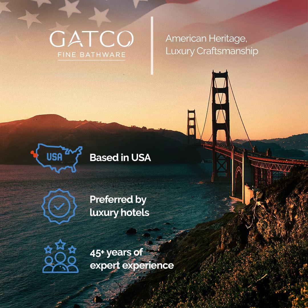 Gatco Gatco 1436C Pedestal Toilet Paper Holder, Chrome Large, 22\" H