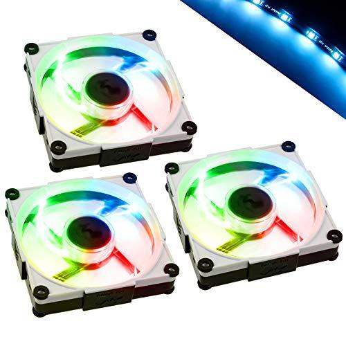 IN WIN VENTILATEURS Aurora Blackwhite RGB PK3