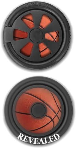 Killer Concepts Sprockyt Phone Grip Spin it, Grip it, Fidget with it, and Prop it The Smartphone Stand, Grip and Phone/Fidget Spinner (Black/Basketball)