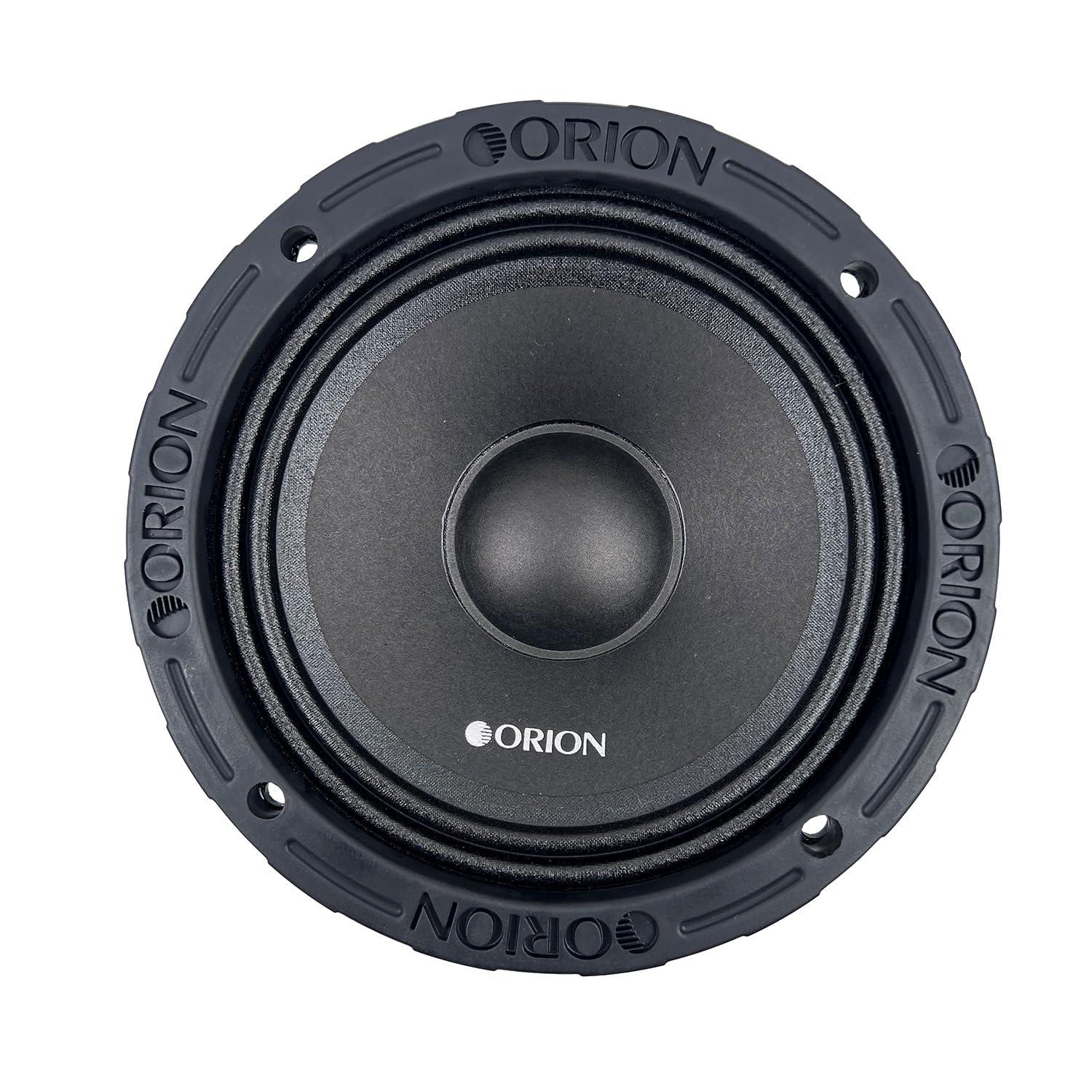 ORION ORION HCCA64NDC HCCA Series 6.5 Ultra Efficient Neodymium Midrange Dust Cap Loudspeaker, 1400W Max Power, 350W RMS, 4 Ohm, 1.5 Voice Coil - High Output Pro Car Audio, Premium Quality Speaker (Pair)