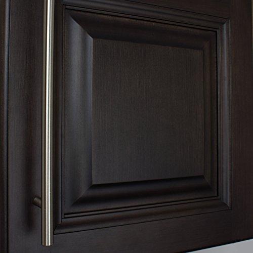 GlideRite Hardware GlideRite Hardware 5012-228-SS-10 9 inch Cc Stainless Steel 12 inch Long Solid Handle bar Pulls 10 Pack