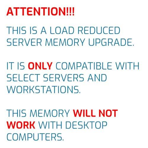 OWC OWC 256GB (8x32GB) DDR3L 1600 PC3L-12800 CL11 4Rx4 240-pin 1.35V ECC Load Reduced DIMM Memory RAM Module Upgrade Kit Compatible with Cisco UCS B260 M4 E7 v2 & v3 B460 M4 E7 v2 & v3