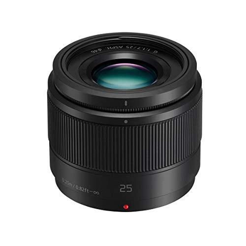 Panasonic Panasonic 25mm f/1.7 Lumix G Aspherical Lens for Micro 4/3 System - Bundle with Soft Lens Case, 46mm Filter Kit, Cleaning Kit, Capleash II